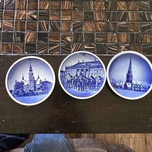 Royal Copenhagen Denmark Porcelain Mini Plates